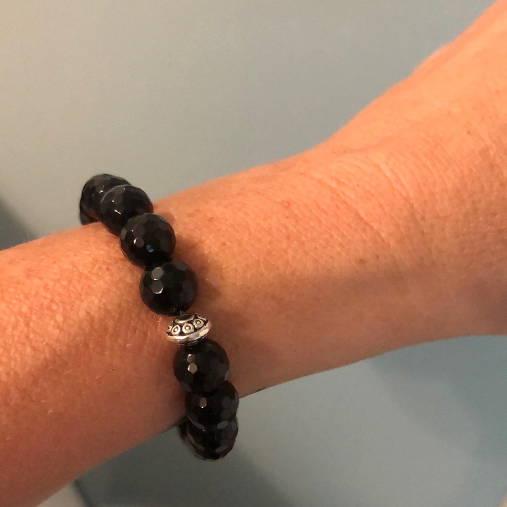Black Onyx Mala Bracelet